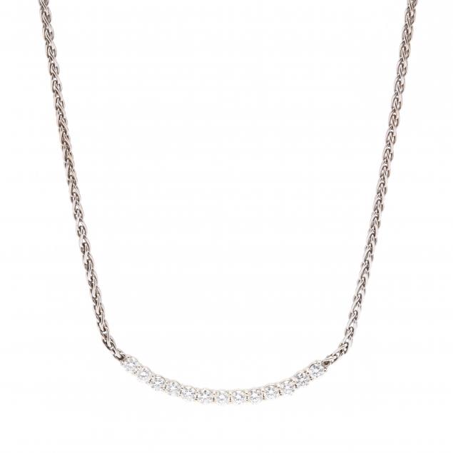 white-gold-and-diamond-necklace