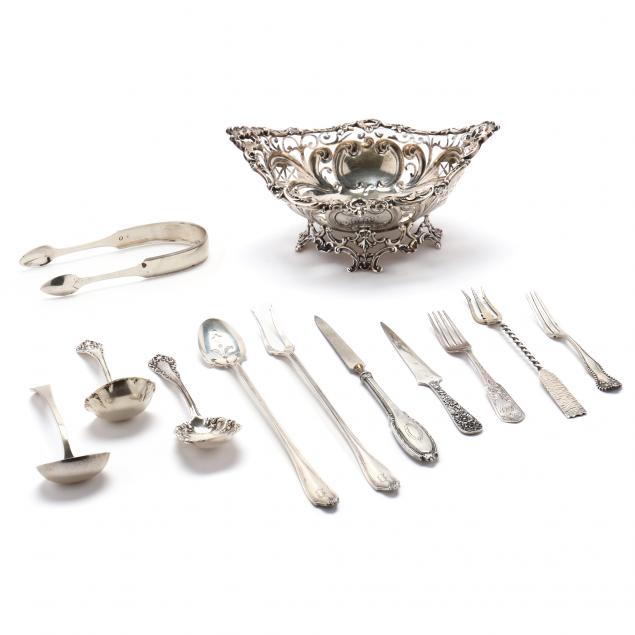 a-sterling-silver-pierced-oval-bowl-and-assorted-silver-accessories