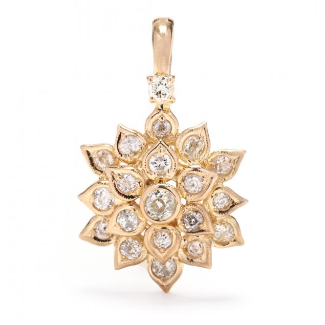 gold-and-gem-set-flower-enhancer-pendant