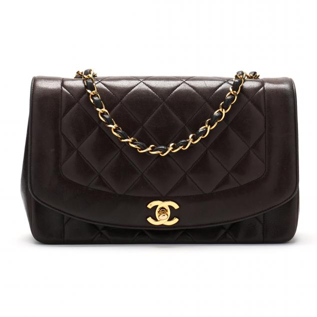 Chanel Vintage Pearl Trim Quilted Canvas Medium Classic Double Flap Bag | Dearluxe