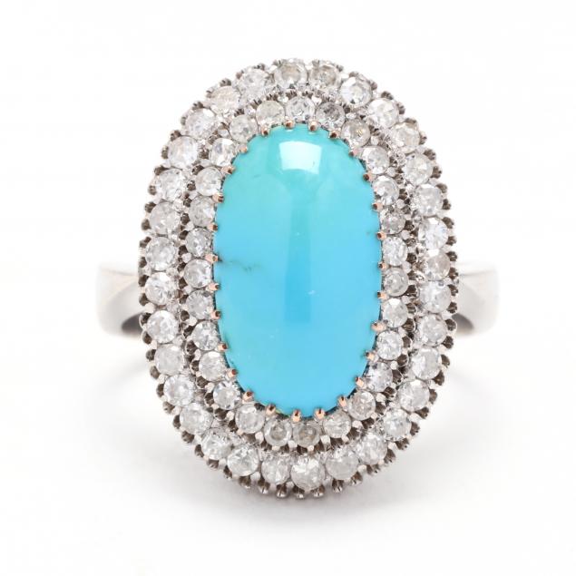 white-gold-turquoise-and-diamond-ring