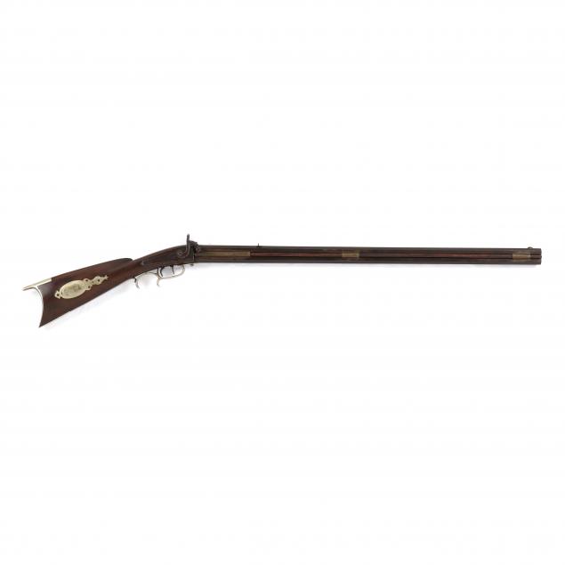 signed-henry-gable-double-hammer-over-under-percussion-long-rifle