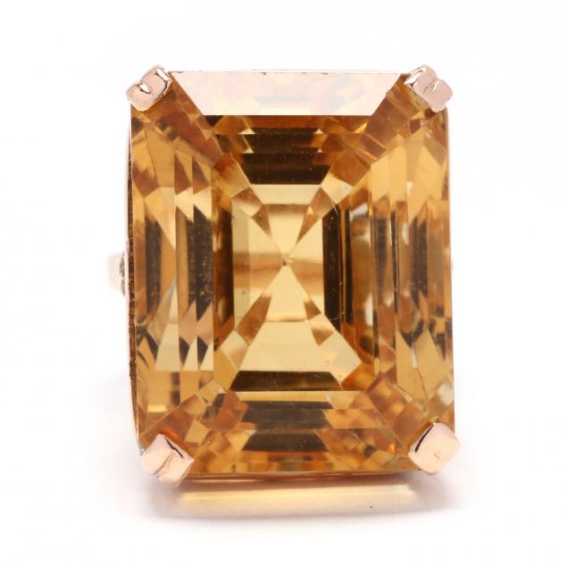 gold-and-citrine-ring