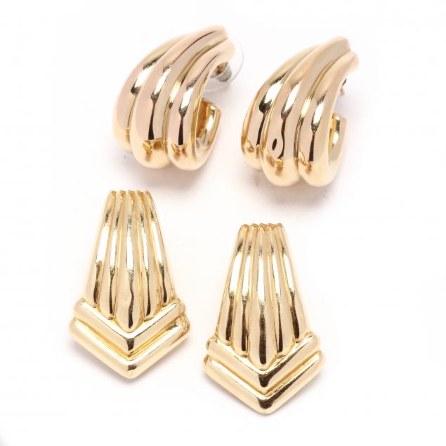 two-pairs-of-gold-earrings-italy