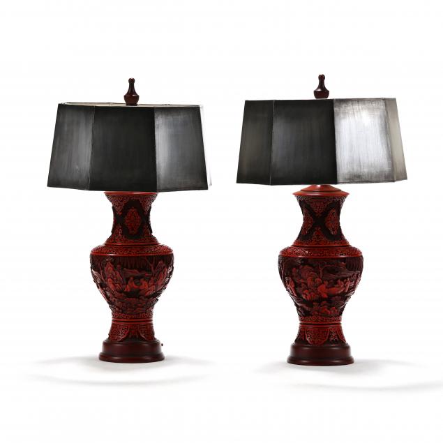a-pair-of-chinese-red-cinnabar-lacquer-vase-lamps