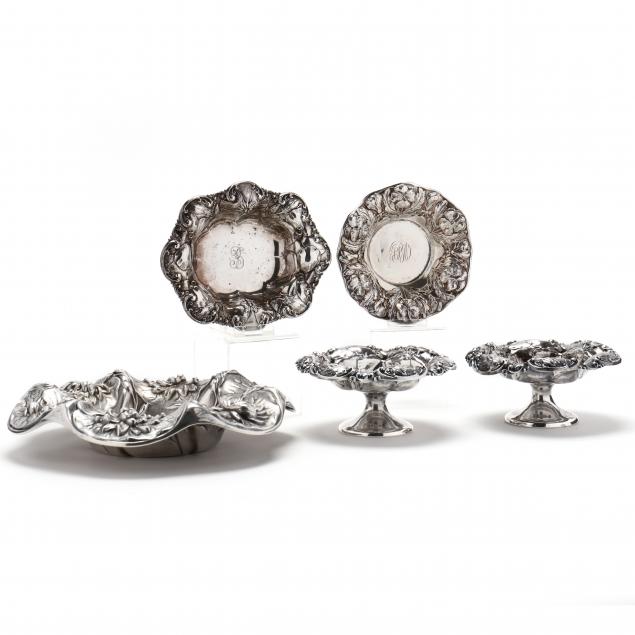 a-collection-of-art-nouveau-sterling-silver-repousse-hollowware