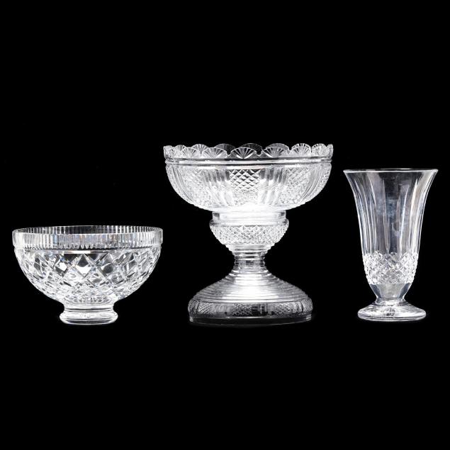waterford-crystal-punch-bowl-vase-and-pedestal-bowl