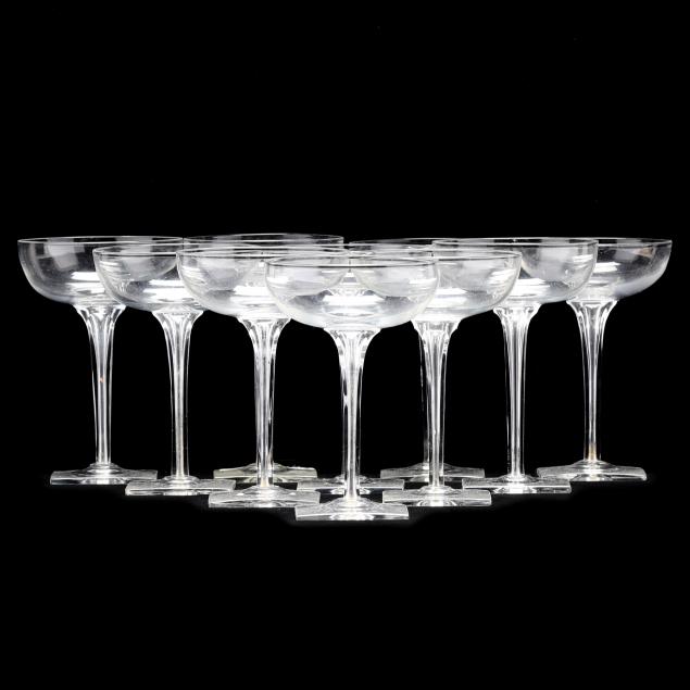 attributed-to-steuben-ten-vintage-champagne-coupes