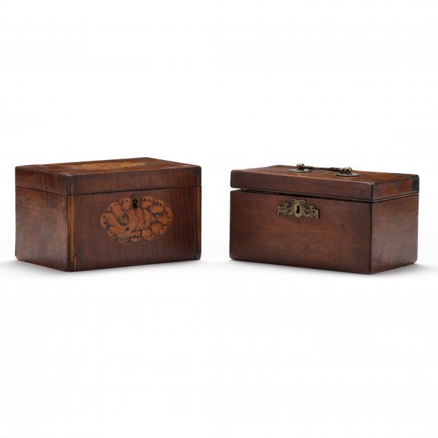 two-george-iii-mahogany-tea-caddies