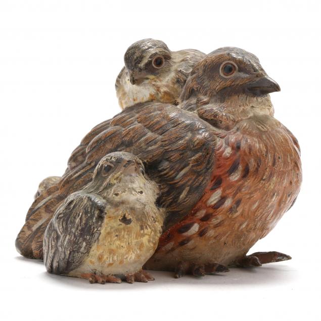 franz-bergman-cold-painted-bronze-bird-group