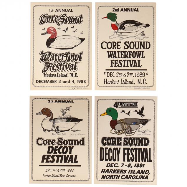 first-four-core-sound-waterfowl-posters-signed-by-david-lawrence