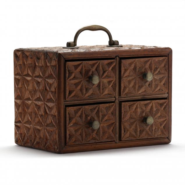 anglo-indian-chip-carved-four-drawer-box