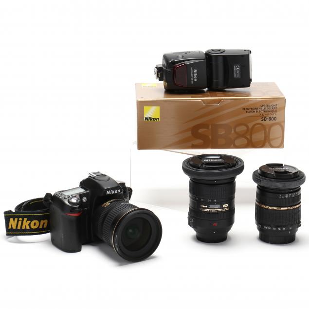 nikon-d80-camera-with-tamron-and-nikon-lenses