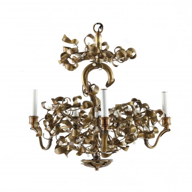 brass-mistletoe-six-light-chandelier