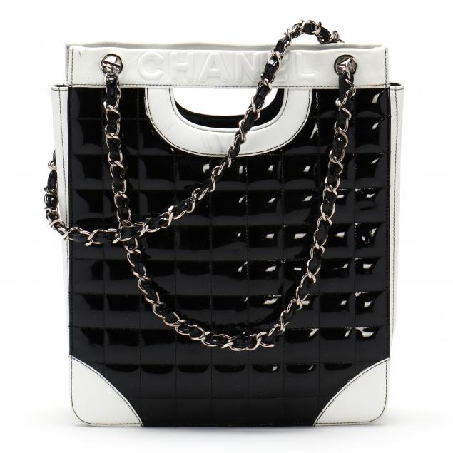 chanel patent handbag