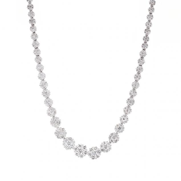 white-gold-and-diamond-necklace