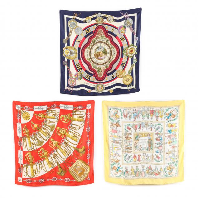 three-hermes-silk-scarves