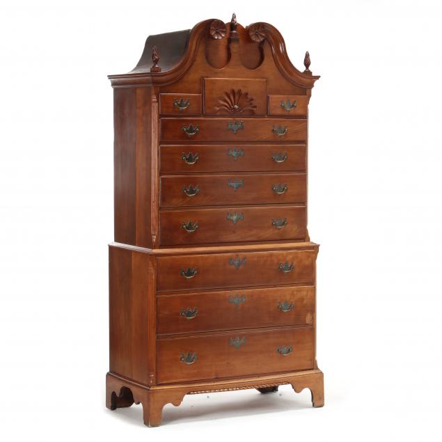 new-england-queen-anne-bonnet-top-cherry-chest-on-chest