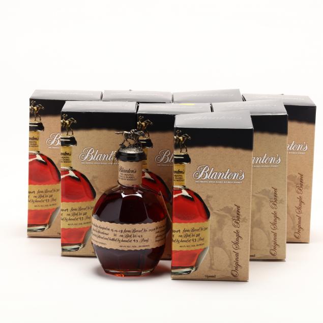 blanton-s-single-barrel-bourbon-whiskey-with-b-l-a-n-t-o-n-s-stoppers-and-extra-stoppers