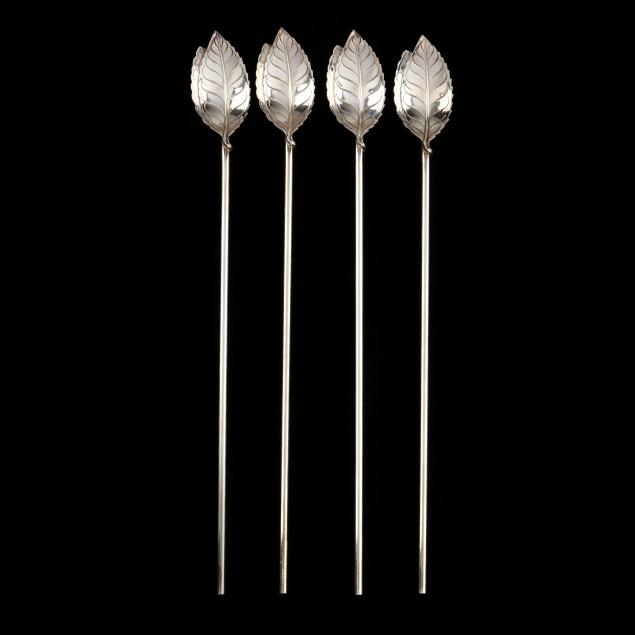 boxed-set-of-four-tiffany-co-sterling-silver-leaf-cocktail-spoons