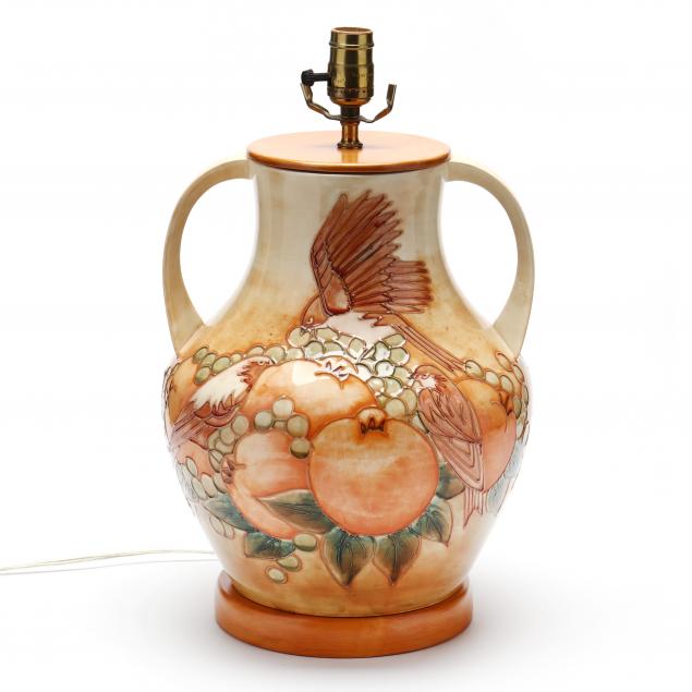 moorcroft-i-finches-autumn-i-art-pottery-double-handled-table-lamp