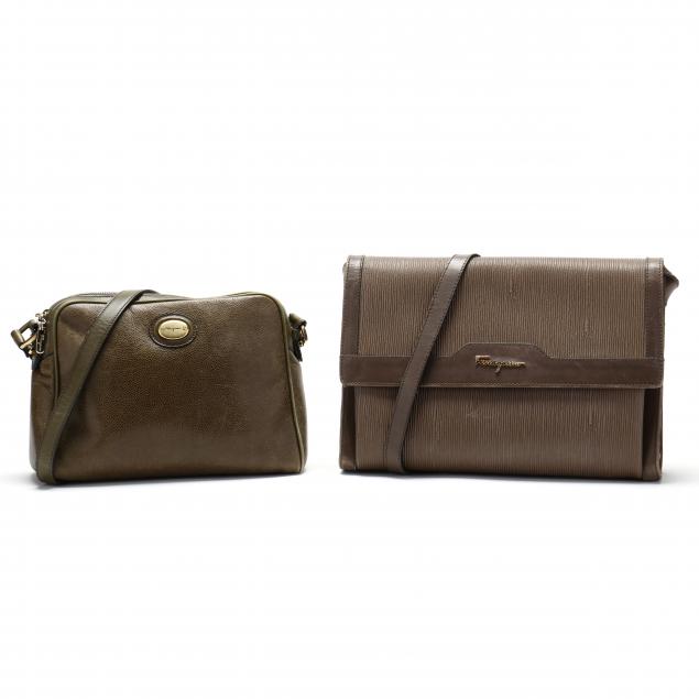 Two Vintage Salvatore Ferragamo Handbags (Lot 1482 - September Estate ...