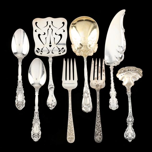 collection-of-eight-american-sterling-silver-serving-pieces