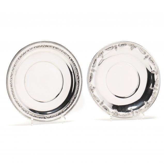 two-wallace-sterling-silver-sandwich-plates