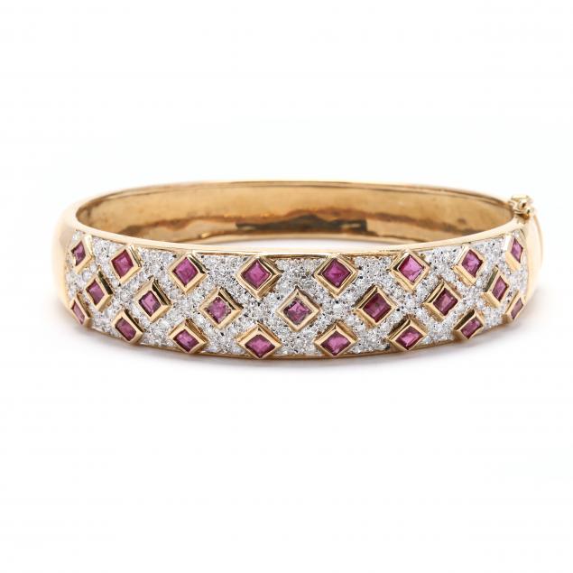 gold-ruby-and-diamond-bangle-bracelet