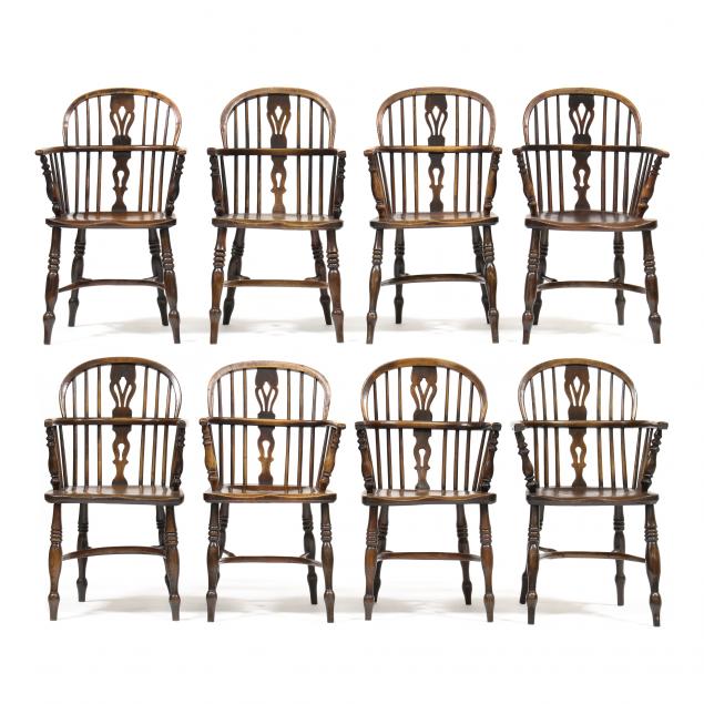 set-of-eight-antique-english-elm-windsor-armchairs