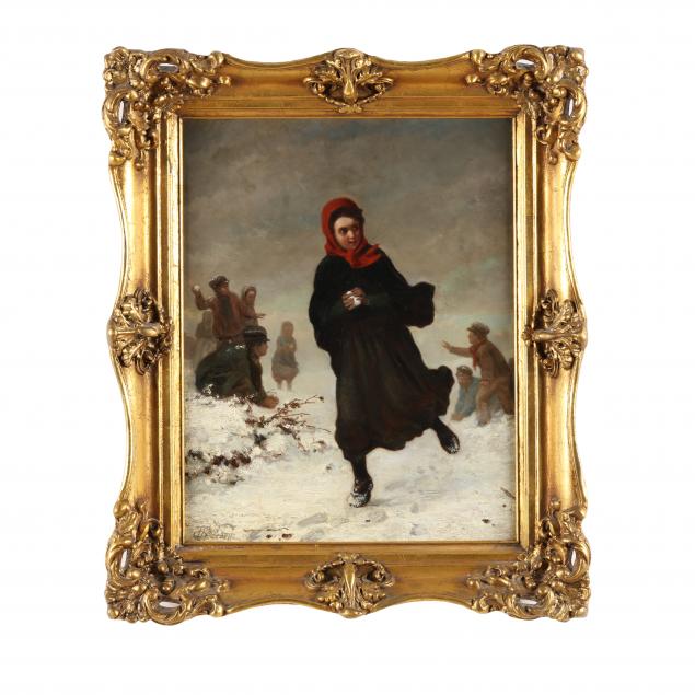 french-school-19th-century-snow-ball-fight