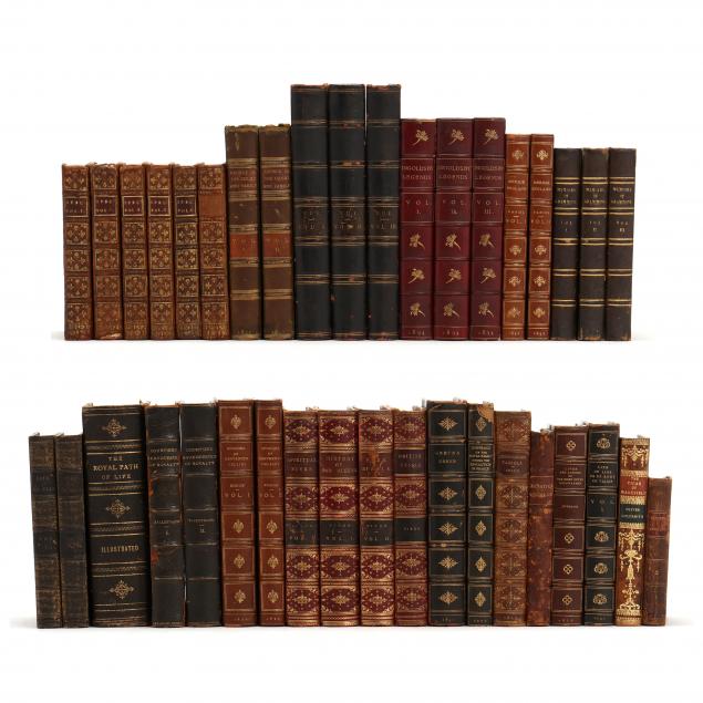 thirty-eight-38-18th-and-19th-century-english-leather-bound-books