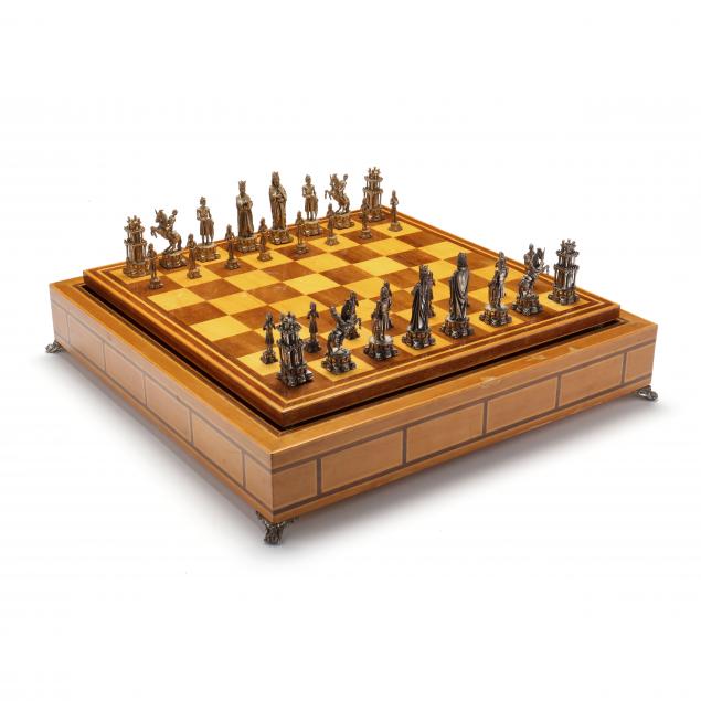 a-spanish-835-silver-and-silver-gilt-chess-set-in-parquetry-case