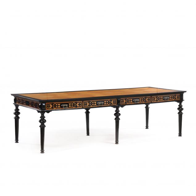 english-aesthetic-revival-parquetry-inlaid-ebonized-library-table