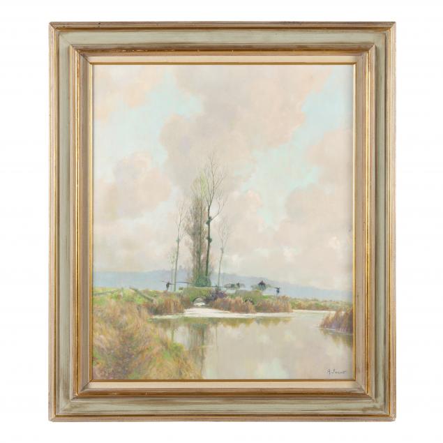 Alexandre Louis Jacob (French, 1876-1972), Avant Printemps à Marais ...