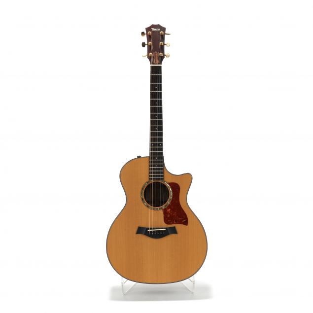 2010-taylor-model-714ce-single-cutaway-flat-top-acoustic-guitar