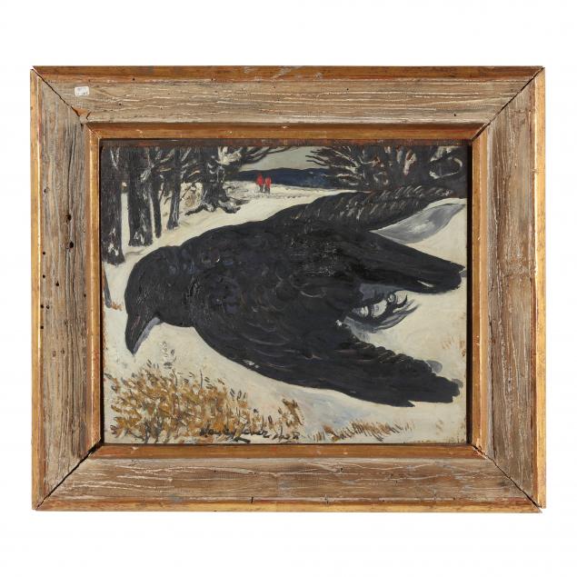 haley-lever-american-1876-1958-i-crow-over-landscape-i