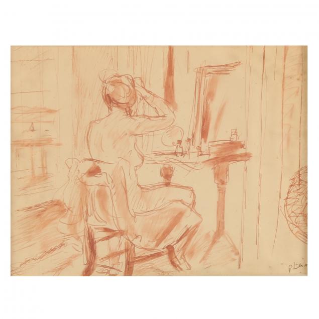 french-school-20th-century-seated-nude-woman-at-dressing-table-signed