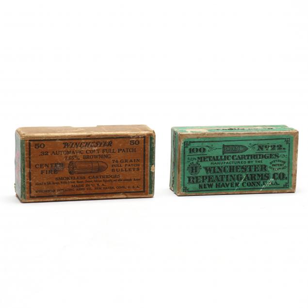 two-antique-winchester-ammunition-boxes