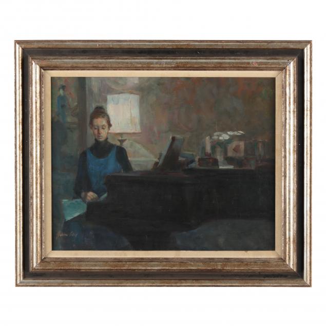 irwin-greenberg-american-1922-2009-young-woman-at-a-piano
