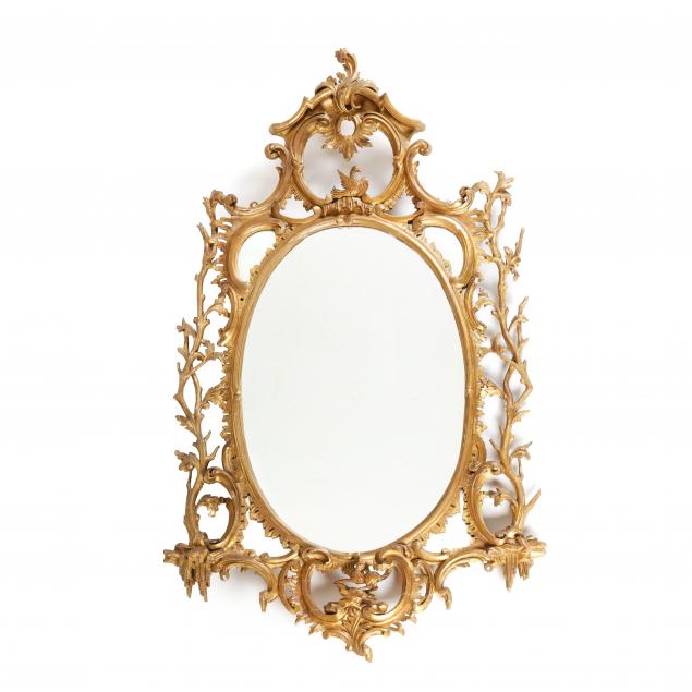 continental-rococo-style-giltwood-mirror-featuring-swan-and-dog