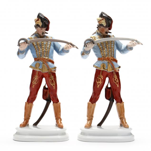 a-pair-of-herend-natural-hadak-hussar-figures