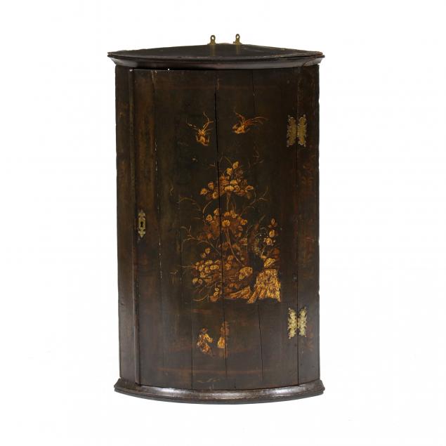 antique-english-bow-front-chinoiserie-decorated-hanging-corner-cabinet