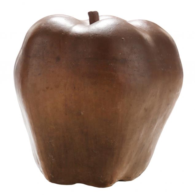 massive-midcentury-ceramic-floor-model-of-an-apple