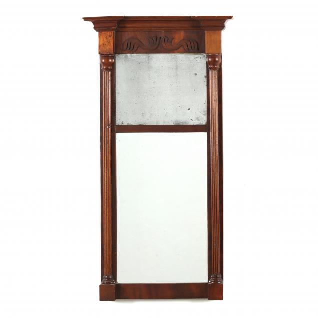 american-federal-mahogany-double-plate-mirror