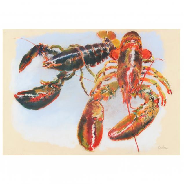attributed-gail-rodney-american-two-lobsters