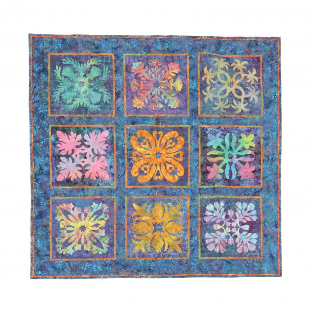 handmade-hawaiian-block-quilt