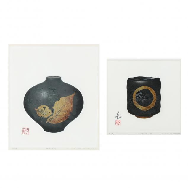 haku-maki-japanese-1924-2000-two-works-on-paper