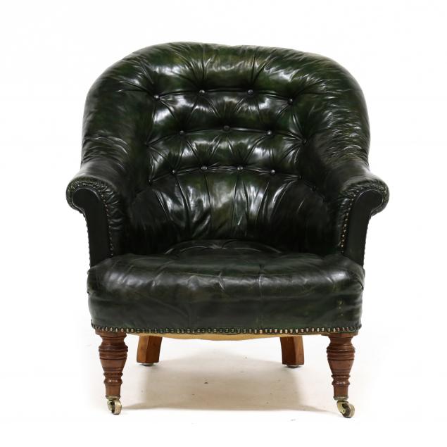vintage-english-tufted-leather-club-chair