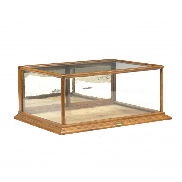 antique-oak-and-glass-counter-top-display-case